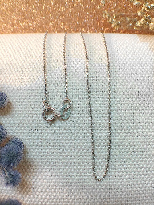 Link Chain Solid 14KY Chain Yellow 18 Inches