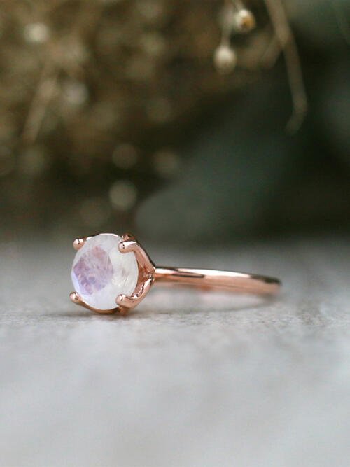 Moonstone Mood Ring Engagement Moonstone Lab Diamond Ring Muse