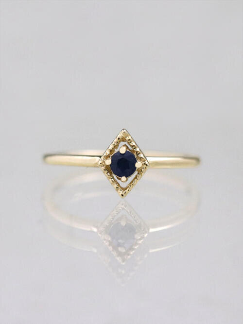 Kite Blue Sapphire Ring